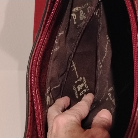 P&G Western Black and Red Women's Bag - Picture 11 of 12